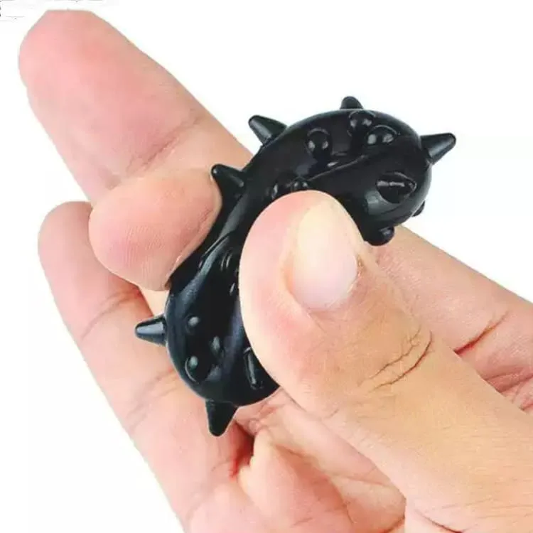 DC48E Silicone Spiked Cock Ring Enhance Couples Satisfaction — Premium Material and Design for Ultimate Comfort