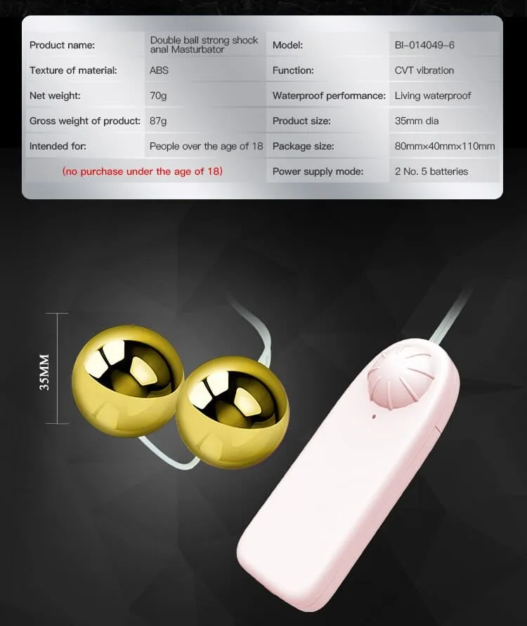 DC49 Yellow Ball Male Female Intense Vibration Anal G-Spot — Why Choose DC49 Golden Pleasure Balls?