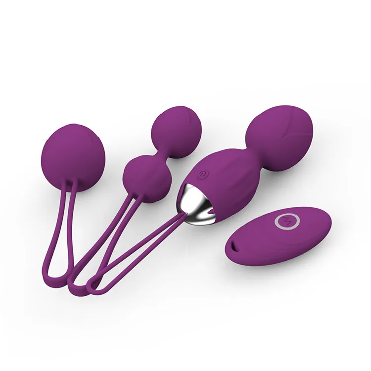 Vibrating Kegel Ball Set Tightening Pelvic Trainer Women — hình 2