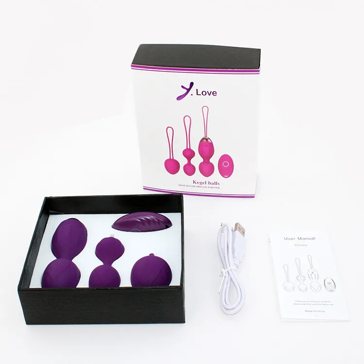 Vibrating Kegel Ball Set Tightening Pelvic Trainer Women — hình 3