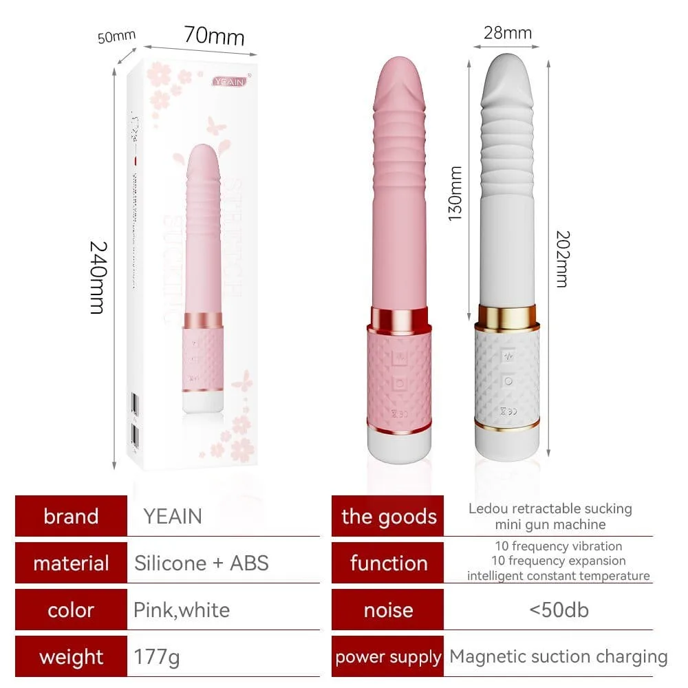 Auto Masturbation Vibrating Thrusting Dildo 20cm Female Toy — Premium Materials & Advanced Technology
