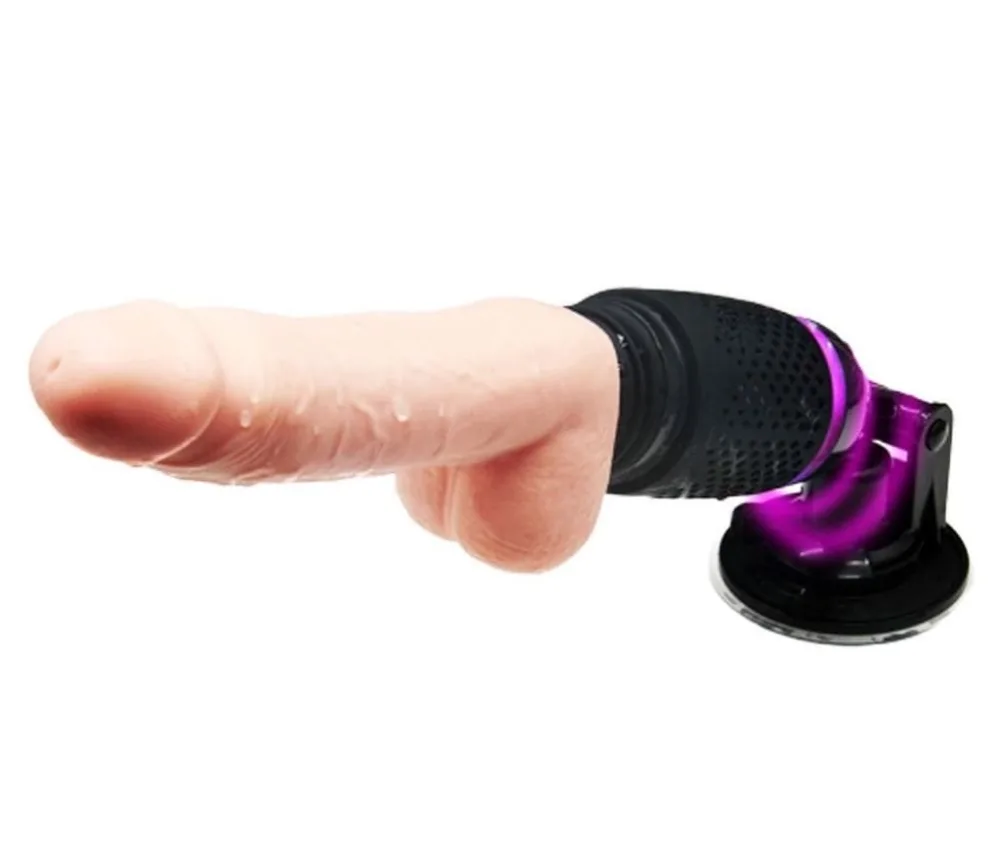 DC50B Remote Control Heated Thrusting Vibrating Silicone — hình 5
