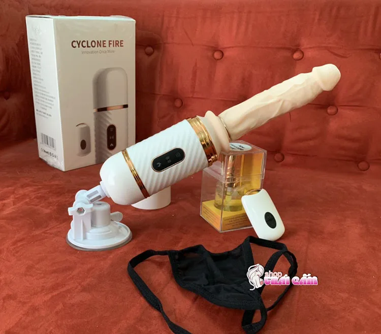 Cyclone Fire Automatic Vibrating Masturbator with Heating — hình 2