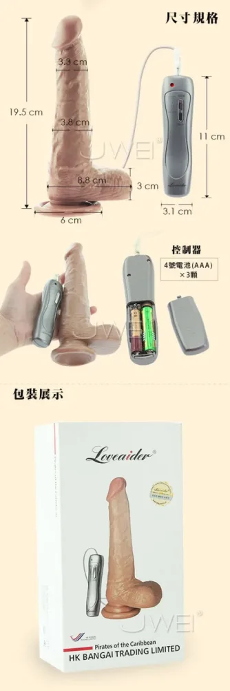 DC52B Realistic Wall-Mounted Vibrating Dildo for Women — Realistic Design and Powerful Features