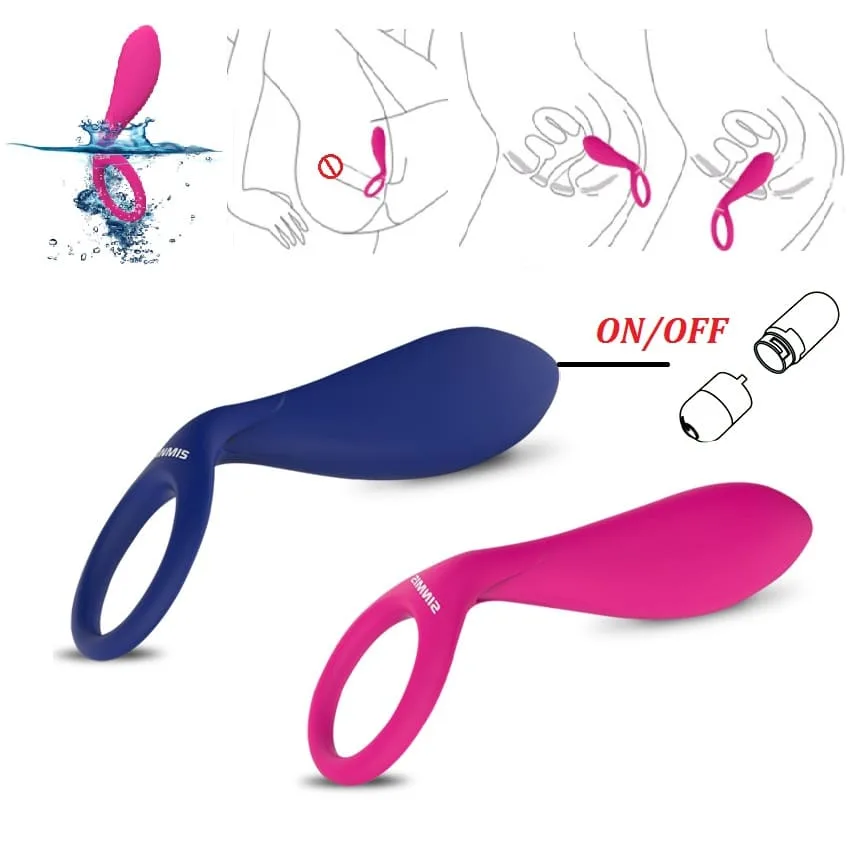DC54Q Silicone G-Spot Vibrating Ring for Male Pleasure — Superior Features of the DC54Q G-Spot Vibrator Ring