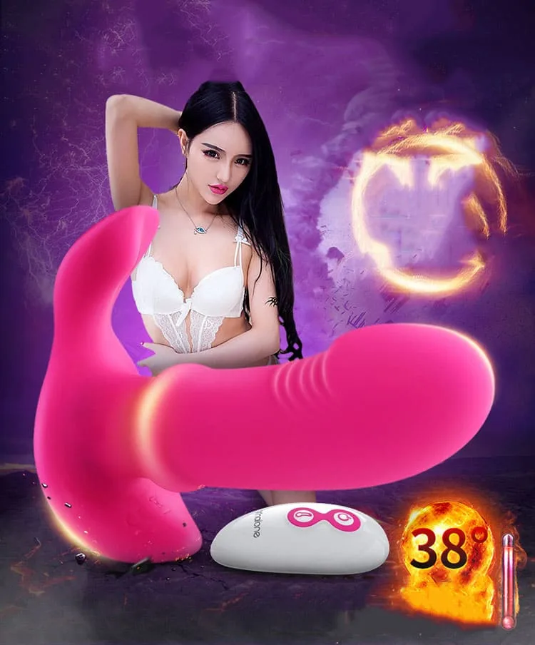 Super Vibrating Heated Silicone Dildo Intense Stimulation — hình 5