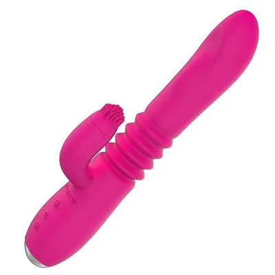 Multifunctional Vibrating Dildo Thrusting Rotating Licking — Multiple Modes for Tailored Satisfaction
