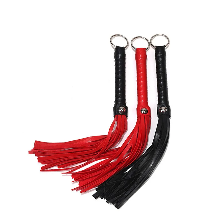 Black Red Leather Crop Whip Stimulating Sensation Toy — Benefits That Elevate Your Experience