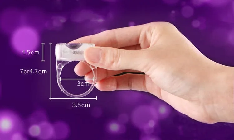 DC59 Male Vibrating Ring Delay Erection Performance Enhancer — hình 2