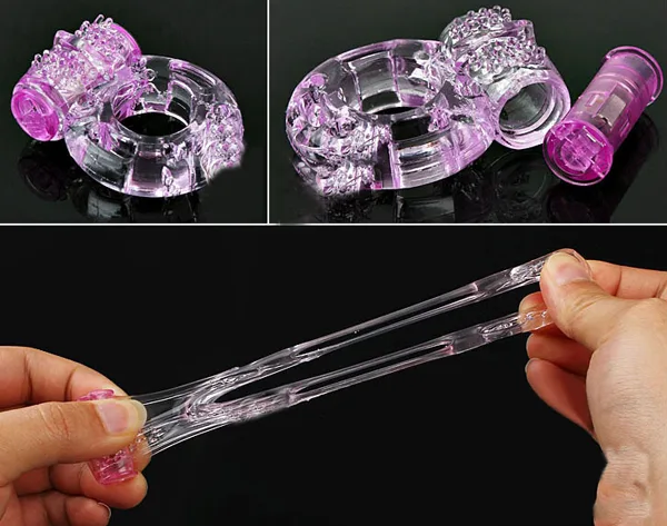 Ultra Soft Silicone Ring Enhancer Sexual Relief Durable — hình 4