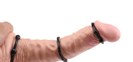 Set of 3 Penis Rings Delay Ejaculation Stimulation — Easy to Use & Maintain