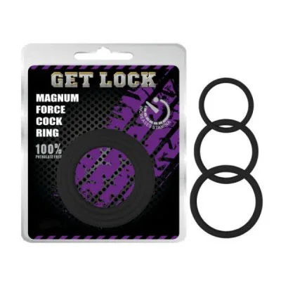 3-Pack Silicone Cock Rings for Long-Lasting Erection and Delay