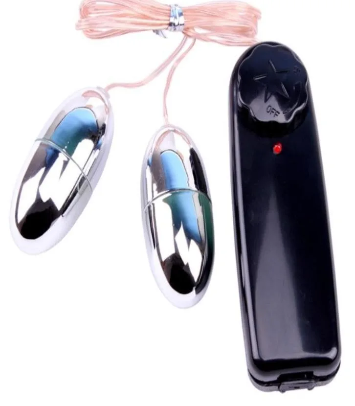 DC61C Dual Strong Stainless Steel Egg Vibrator Women — Customizable Vibration Settings