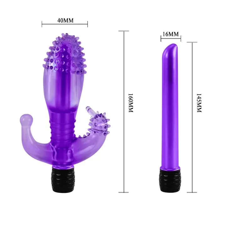 DC63A Super Spiked Vibrator For Intense Vaginal Stimulation — Premium Medical-Grade Silicone for Safe Delight