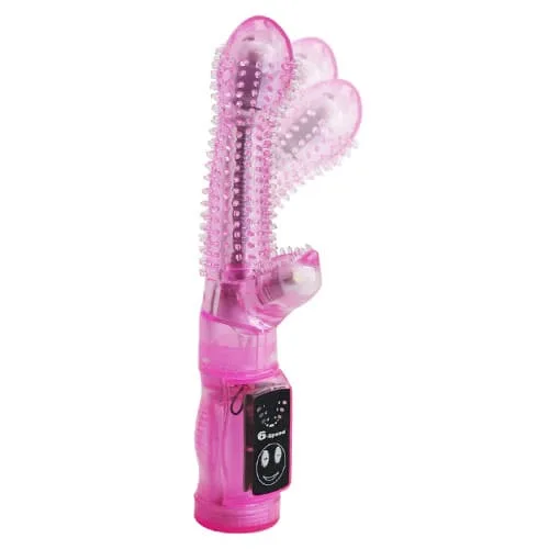 DC64A Super Vibe Textured Dildo – Multiple Climax — Elegant Design to Stimulate Your Senses
