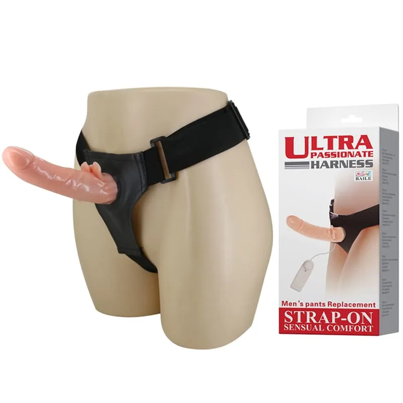 DC65 Strap-On Vibrating Dildo Les Lesbian Pleasure — hình 10