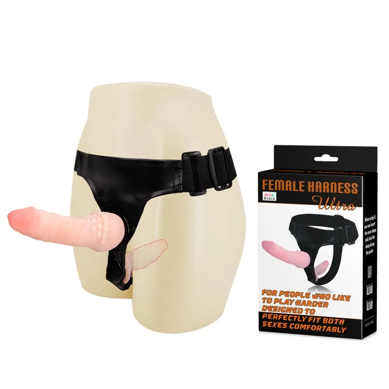 DC65A Double Ended Strap-On Harness Couples Toy — hình 4