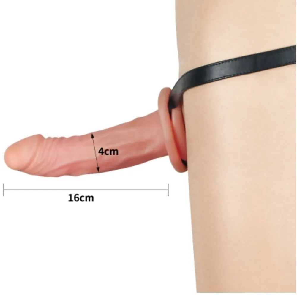 DC65K Hollow Strap-On Dildo – Rigid Or Vibrating Couple Play — Don’t wait—buy now and experience the difference for