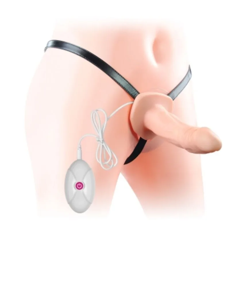 DC65K Hollow Strap-On Dildo – Rigid Or Vibrating Couple Play — How to Use for Best Experience