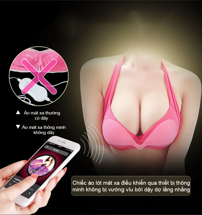 Breast I-Smart App Controlled Smart Massage Bra — hình 3