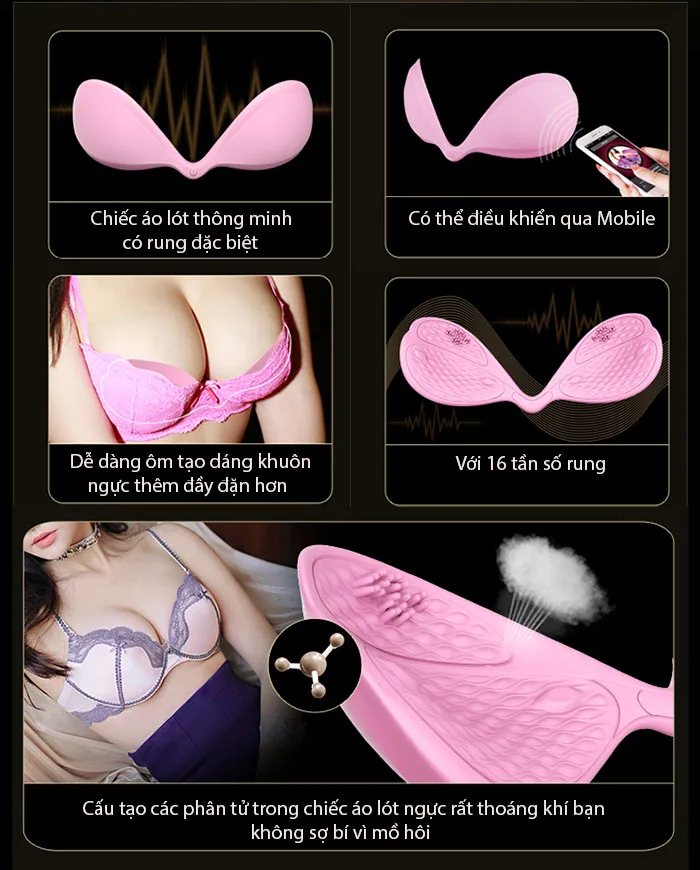 Breast I-Smart App Controlled Smart Massage Bra — hình 5