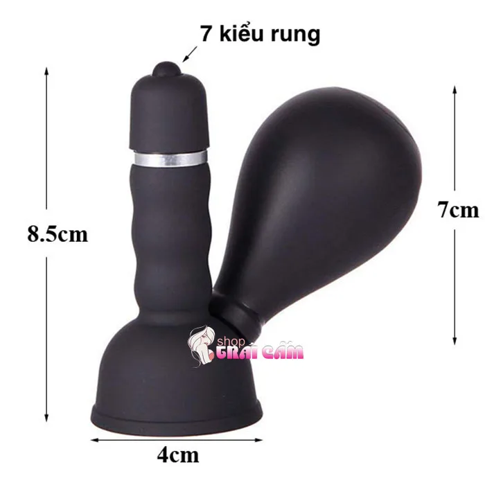 Nipple Stimulator Vibrating Silicone ABS Enhances Breast — hình 4