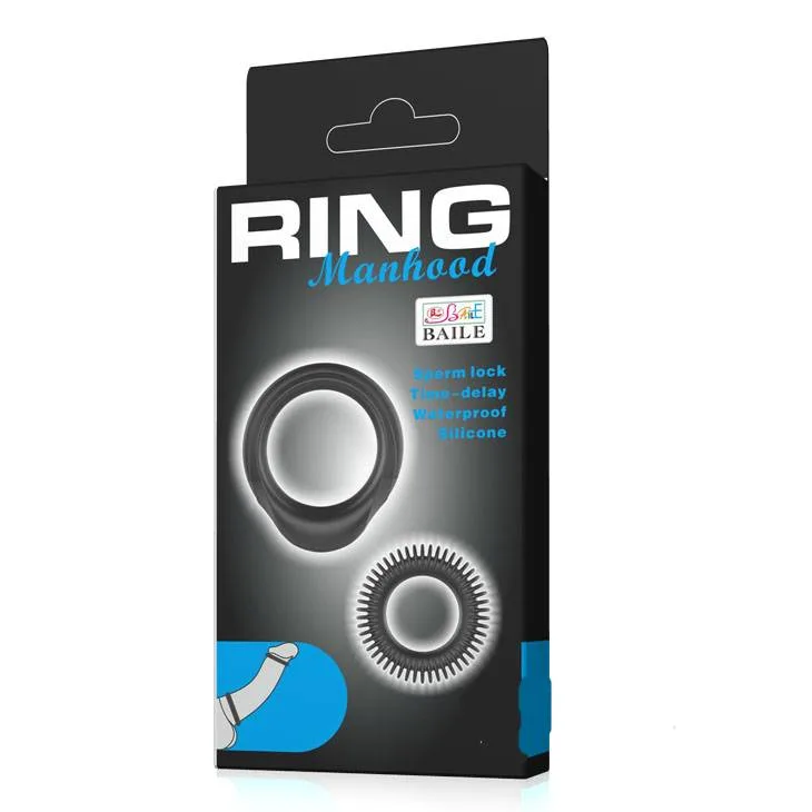 Manhood Ring Duo Delay Premature Ejaculation Boost — hình 6