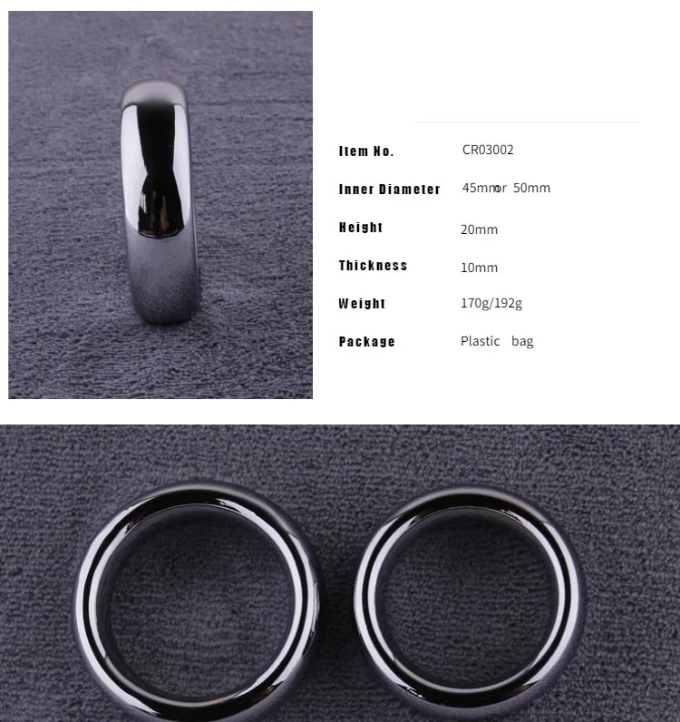DC70M Luxury Metal Penis Ring Enhance Stamina — hình 3