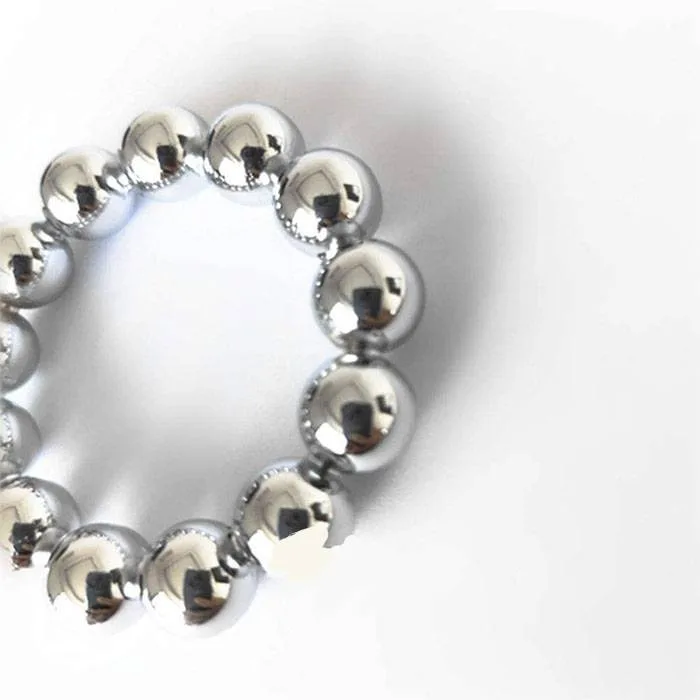 DC70P Stainless Anti-Ejaculation Metal Penis Ring — hình 2