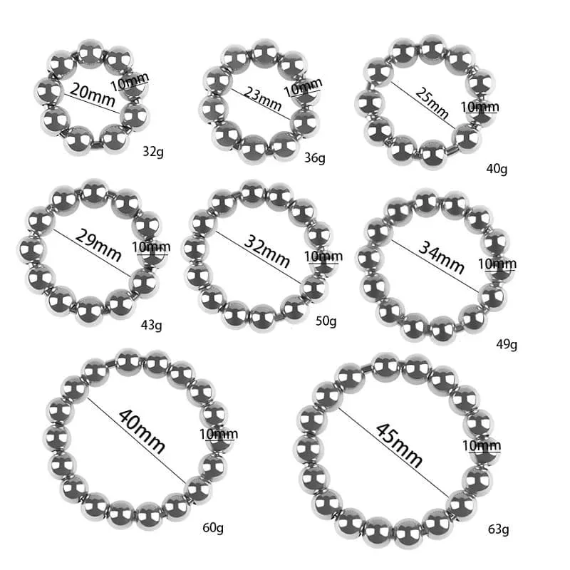 Stainless Steel Beaded Chain Ring Female Pleasure Enhancer — Why Choose the Stainless Steel Chain-Style Penis Ring?