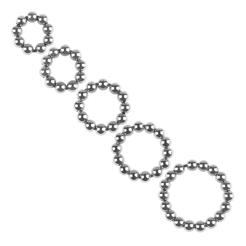 Stainless Steel Beaded Chain Ring Female Pleasure Enhancer — This tool not only improves physical performance but also