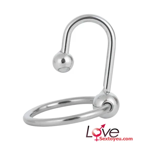 Inox Beaded Penis Lock with Urethral Hook for Intense — Discreet, Fast, and Reliable Delivery