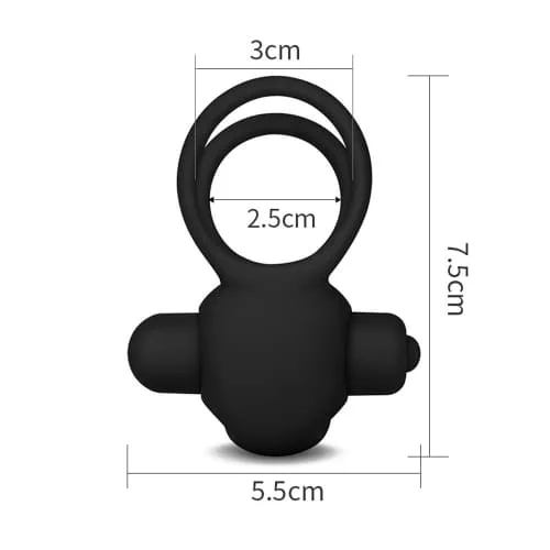DC71E Powerful Penis Ring Clitoral Stimulator Love Enhancer — Experience amplified pleasure and deeper connection in