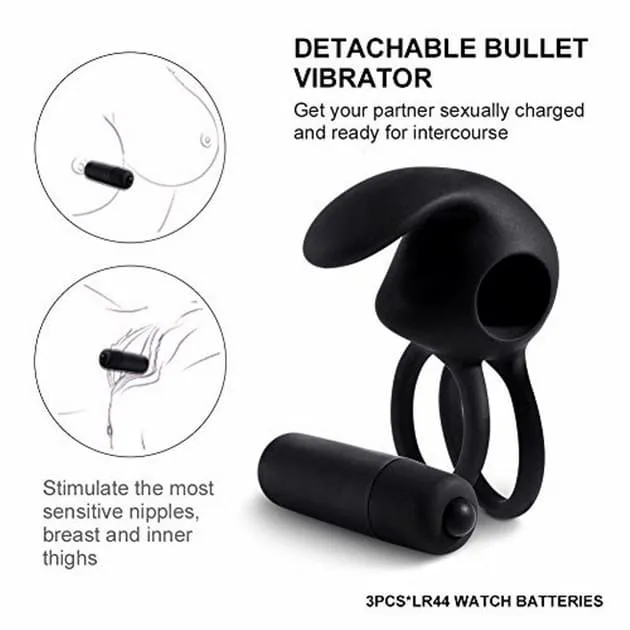 DC71E Powerful Penis Ring Clitoral Stimulator Love Enhancer — Safe, Comfortable, and Easy to Use