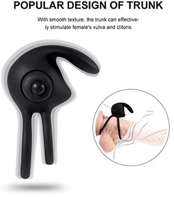 DC71E Powerful Penis Ring Clitoral Stimulator Love Enhancer — hình 3