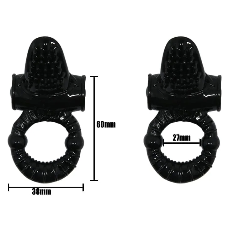 Vibrating Penile Ring with Clitoral Licking for Intense — Perfect for couples looking to explore new heights of