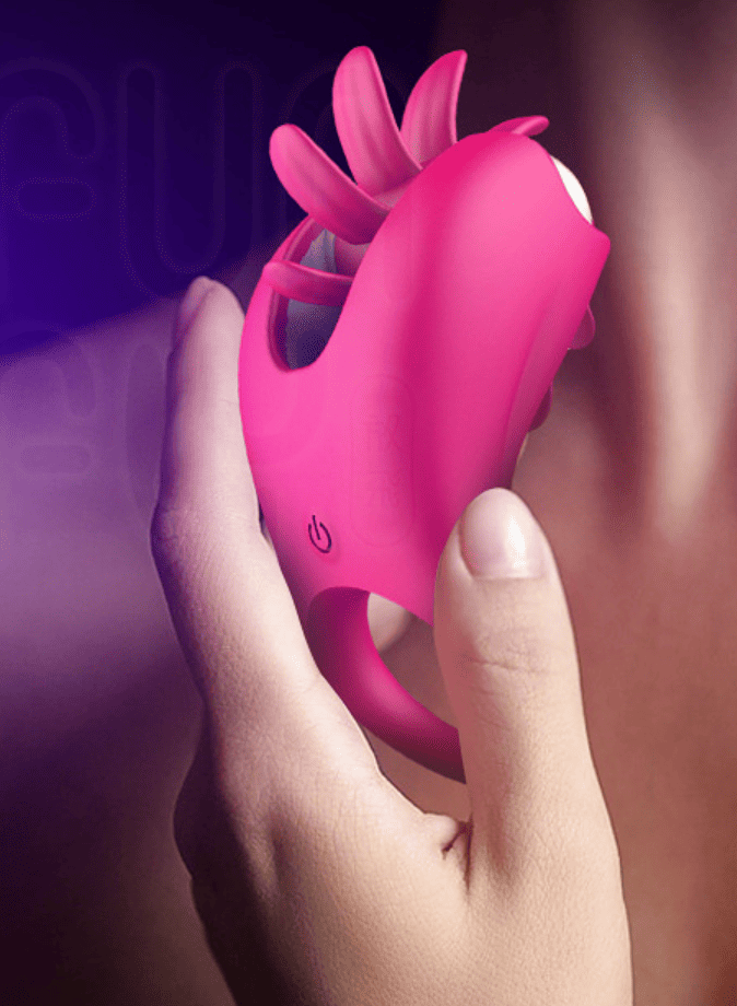 DC71M Vibrating Penis Ring With Clitoral Licking Function — What is the DC71M Vibrating Cock Ring?