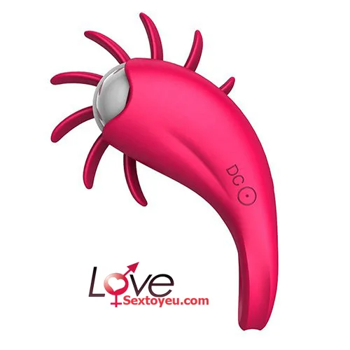 2in1 Rotating Licking Ring Stimulator Couples Silicone Toy — Designed for Shared Pleasure