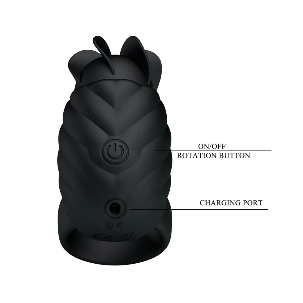 Rotating Clitoral Licking Penis Ring for Ultimate Pleasure — This flexibility ensures that every session is exciting and