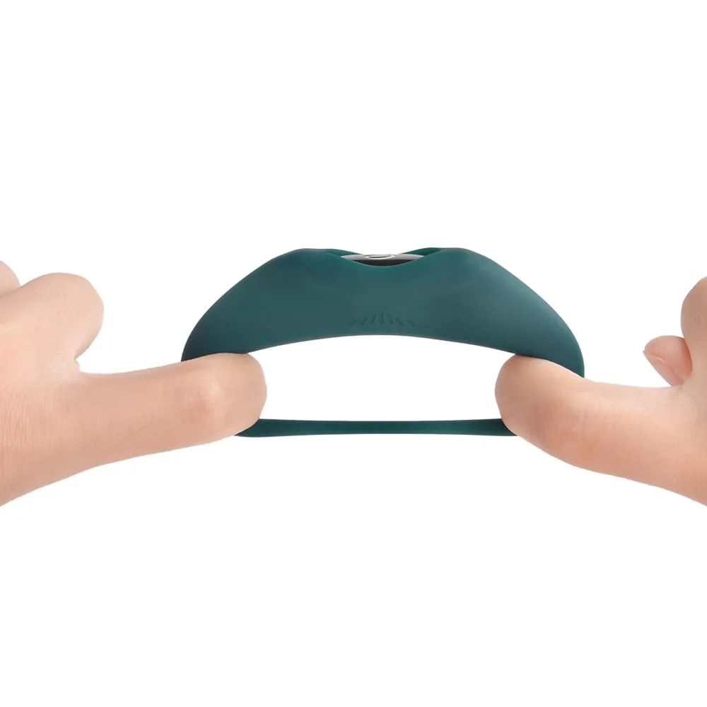 Vibrating Penis Ring Hand Strap For Longer Lovemaking — hình 4