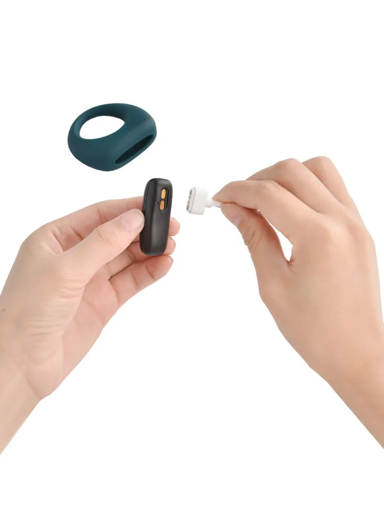 Vibrating Penis Ring Hand Strap For Longer Lovemaking — hình 6
