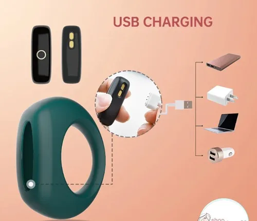 Magic Dante II App-Control Silicone Vibrating Cock Ring — hình 5
