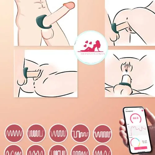 Magic Dante II App-Control Silicone Vibrating Cock Ring — Powerful Vibration Modes & Design Features