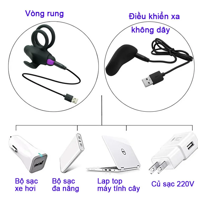 Remote Rechargeable Tongue Licking Vibrating Ring — hình 5