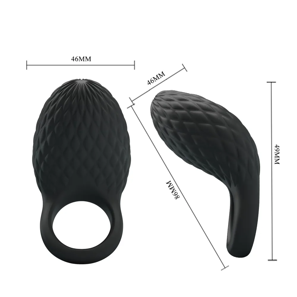 Vibrating Cock and Finger Ring for Ultimate Sexual Bliss — Its versatile design also stimulates pleasure for partners