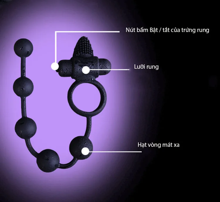 DC72 Anal Stimulator 2-in-1 High Quality ABS Medical — hình 2