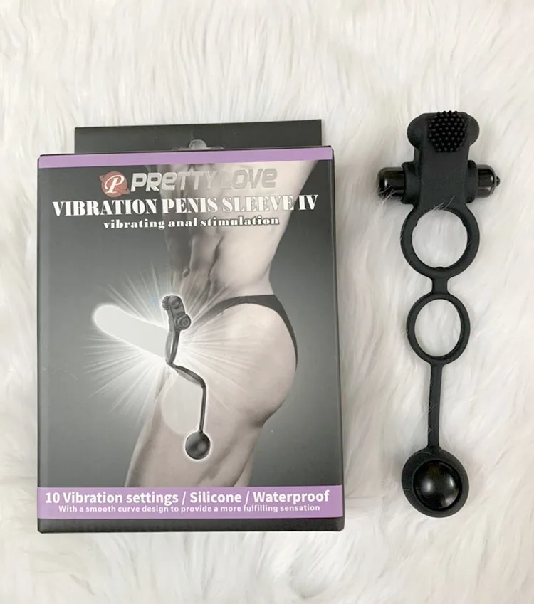 Anal Stimulating Ring with Vibrating Ball Delay Toy — Enhance Intimacy and Stamina