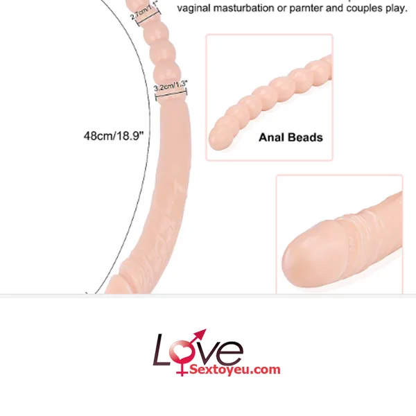 Double-ended vibrating dildo for ultimate pleasure — Premium Design and High-Quality Material