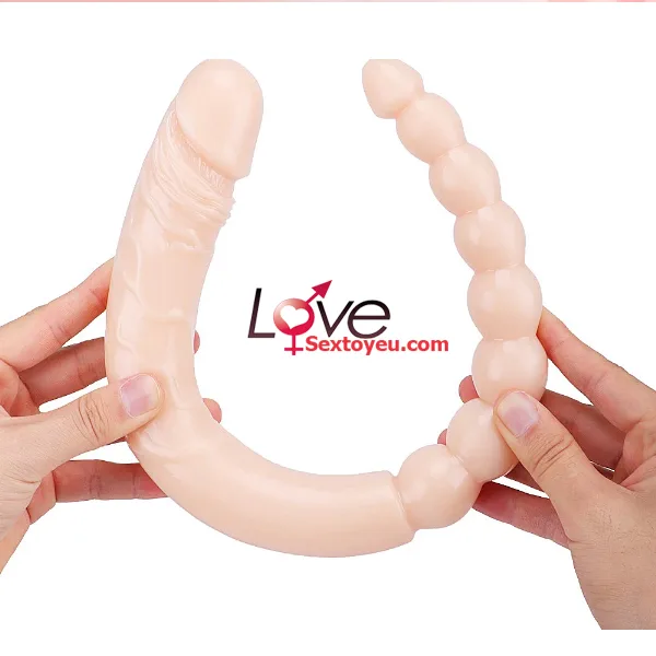 Double-ended vibrating dildo for ultimate pleasure — hình 3