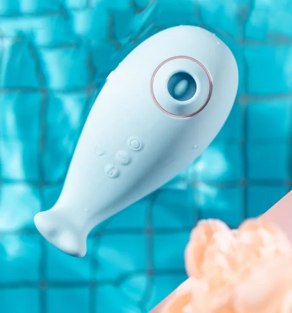 Zemalia Little Whale Silicone Vagina Vibrating Toy — hình 2